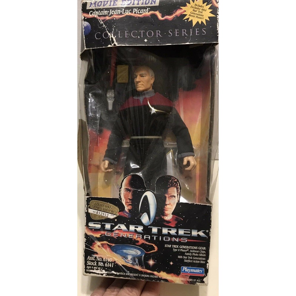 Star Trek  Capt. Jean-Luc Picard 9" AS IS